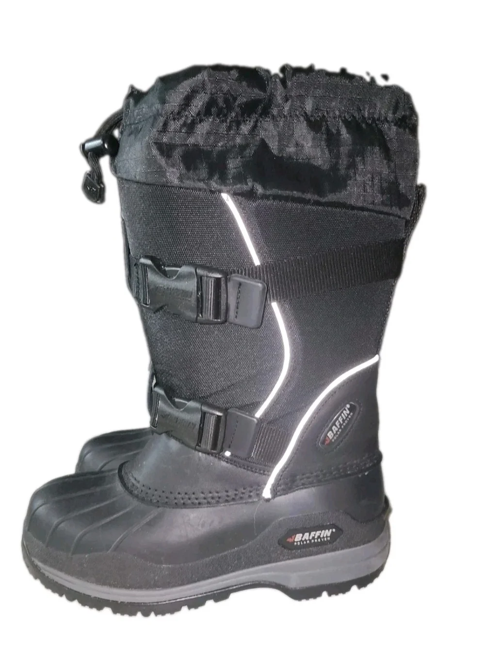 Baffin Impact Womens Boots Size 7 Arctic Snow Ice Fishing -148°F Black 4010-0048
